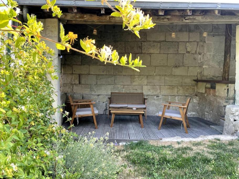Chez Juliette - Maison Et Jardin - Bord De Loire A 索米尔 外观 照片